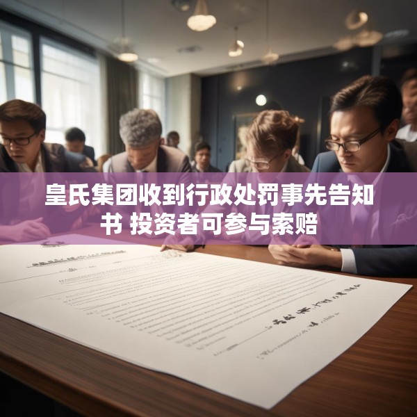 皇氏集团收到行政处罚事先告知书 投资者可参与索赔