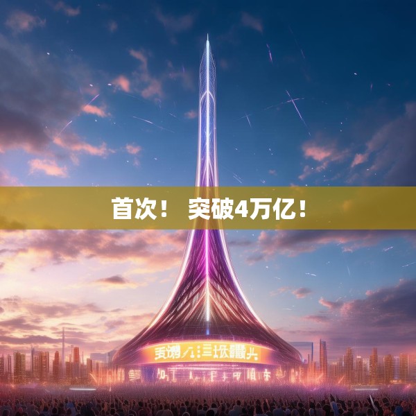 首次！ 突破4万亿！