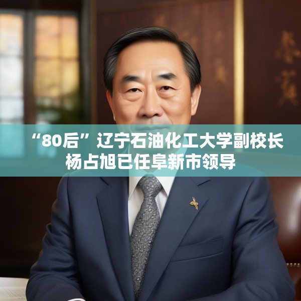 “80后”辽宁石油化工大学副校长杨占旭已任阜新市领导