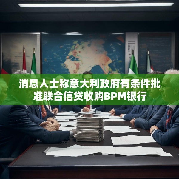消息人士称意大利政府有条件批准联合信贷收购BPM银行