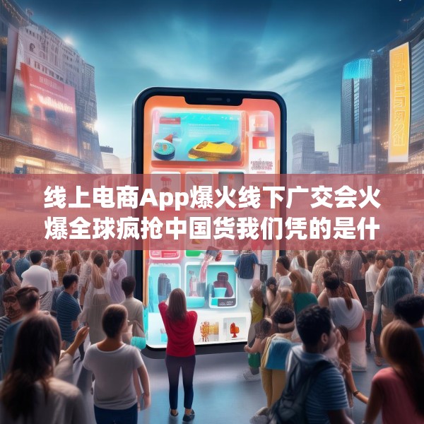 线上电商App爆火线下广交会火爆全球疯抢中国货我们凭的是什么？