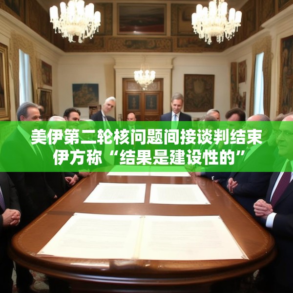 美伊第二轮核问题间接谈判结束 伊方称“结果是建设性的”