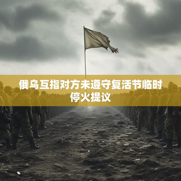 俄乌互指对方未遵守复活节临时停火提议