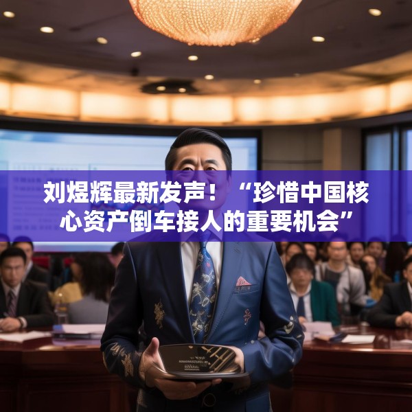 刘煜辉最新发声！“珍惜中国核心资产倒车接人的重要机会”