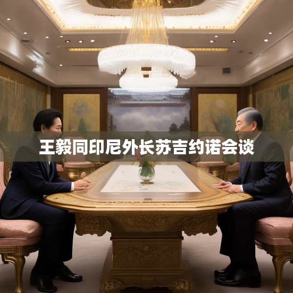 王毅同印尼外长苏吉约诺会谈
