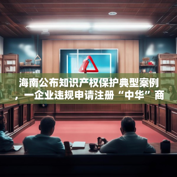 海南公布知识产权保护典型案例，一企业违规申请注册“中华”商标被处罚