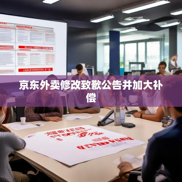 京东外卖修改致歉公告并加大补偿