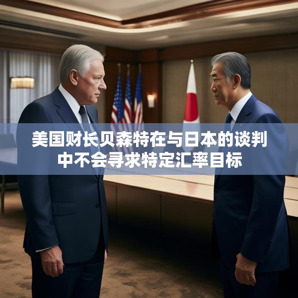 美国财长贝森特在与日本的谈判中不会寻求特定汇率目标