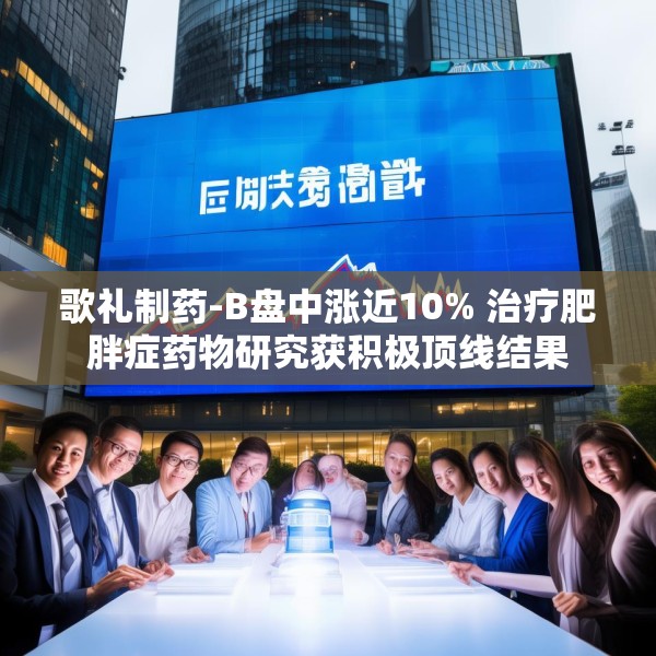 歌礼制药-B盘中涨近10% 治疗肥胖症药物研究获积极顶线结果