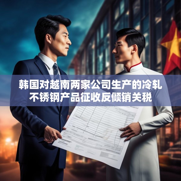 韩国对越南两家公司生产的冷轧不锈钢产品征收反倾销关税