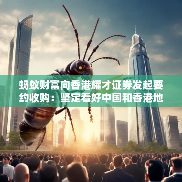 蚂蚁财富向香港耀才证券发起要约收购：坚定看好中国和香港地区经济长期发展