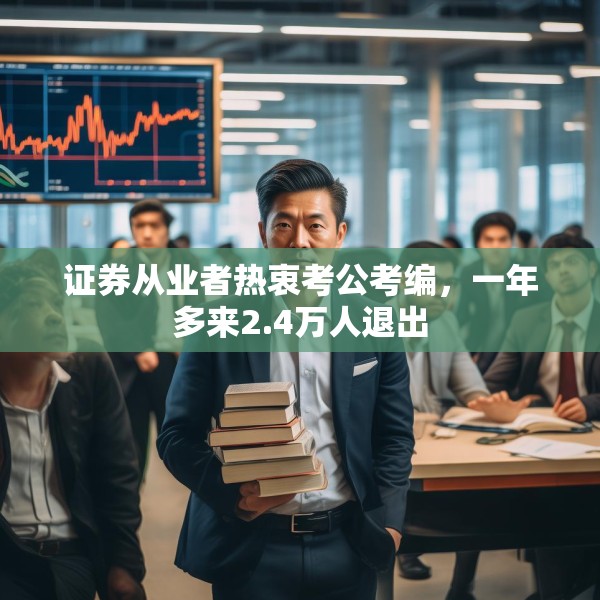 证券从业者热衷考公考编，一年多来2.4万人退出