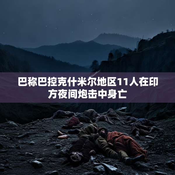 巴称巴控克什米尔地区11人在印方夜间炮击中身亡