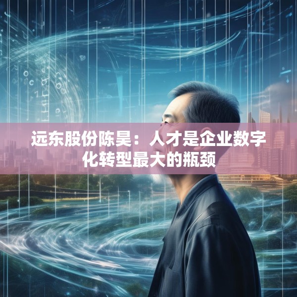 远东股份陈昊：人才是企业数字化转型最大的瓶颈