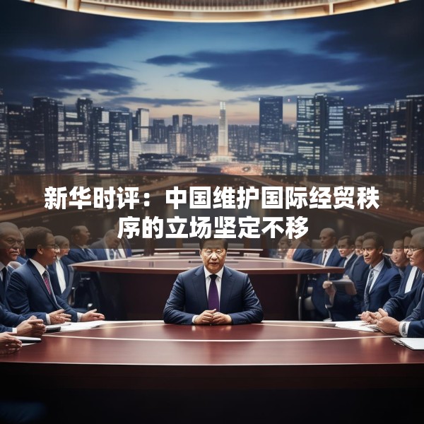 新华时评：中国维护国际经贸秩序的立场坚定不移