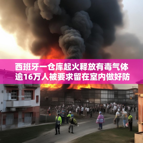 西班牙一仓库起火释放有毒气体 逾16万人被要求留在室内做好防护