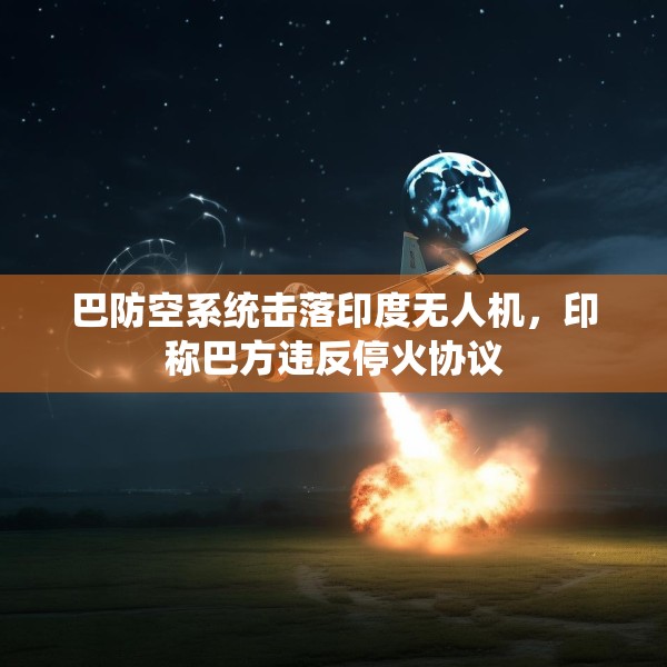 巴防空系统击落印度无人机，印称巴方违反停火协议