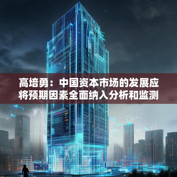 高培勇：中国资本市场的发展应将预期因素全面纳入分析和监测体系