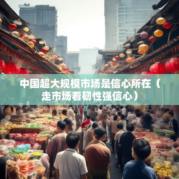 中国超大规模市场是信心所在（走市场看韧性强信心）