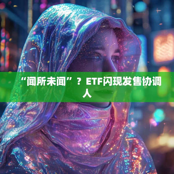 “闻所未闻”？ETF闪现发售协调人