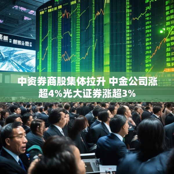中资券商股集体拉升 中金公司涨超4%光大证券涨超3%