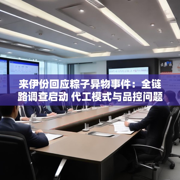来伊份回应粽子异物事件：全链路调查启动 代工模式与品控问题再受关注