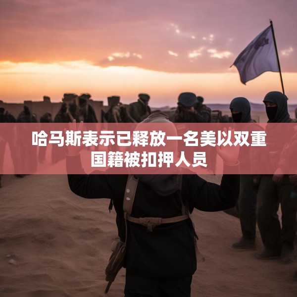 哈马斯表示已释放一名美以双重国籍被扣押人员