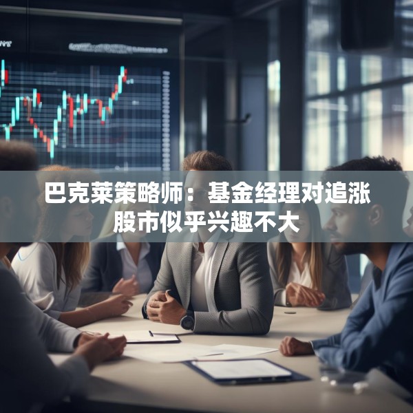 巴克莱策略师：基金经理对追涨股市似乎兴趣不大