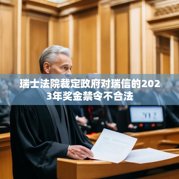 瑞士法院裁定政府对瑞信的2023年奖金禁令不合法
