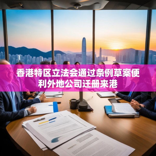 香港特区立法会通过条例草案便利外地公司迁册来港