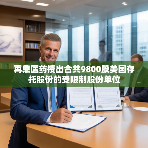 再鼎医药授出合共9800股美国存托股份的受限制股份单位