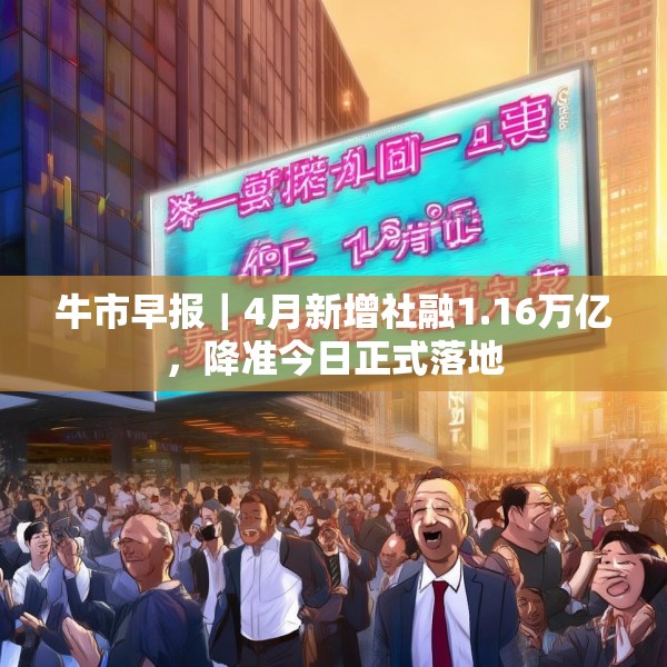 牛市早报｜4月新增社融1.16万亿，降准今日正式落地