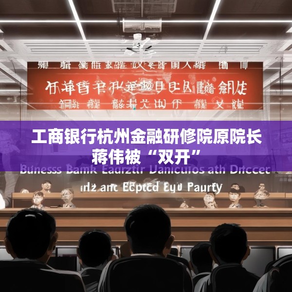 工商银行杭州金融研修院原院长蒋伟被“双开”
