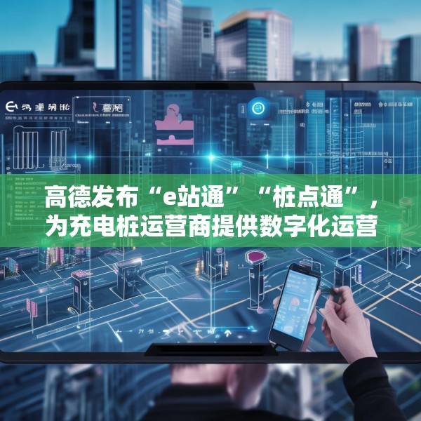 高德发布“e站通”“桩点通”，为充电桩运营商提供数字化运营解决方案