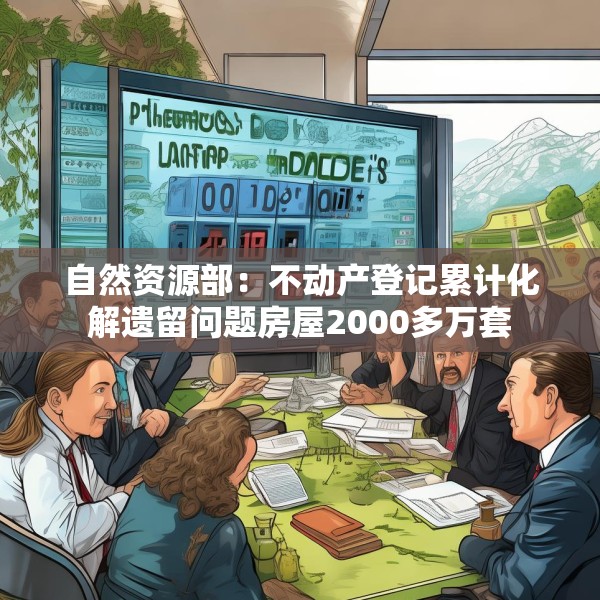 自然资源部：不动产登记累计化解遗留问题房屋2000多万套