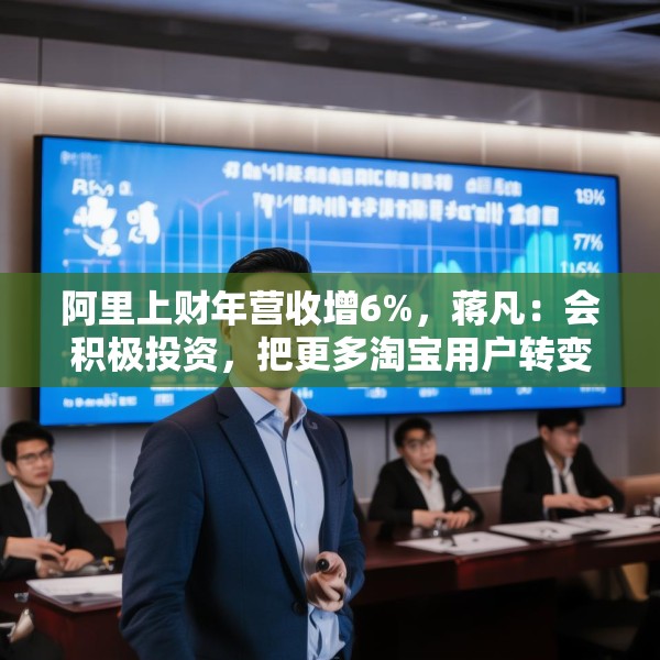 阿里上财年营收增6%，蒋凡：会积极投资，把更多淘宝用户转变成即时零售用户