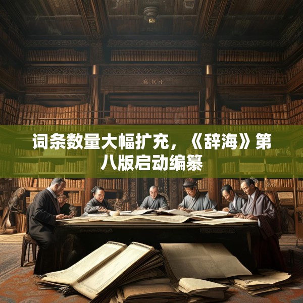 词条数量大幅扩充，《辞海》第八版启动编纂