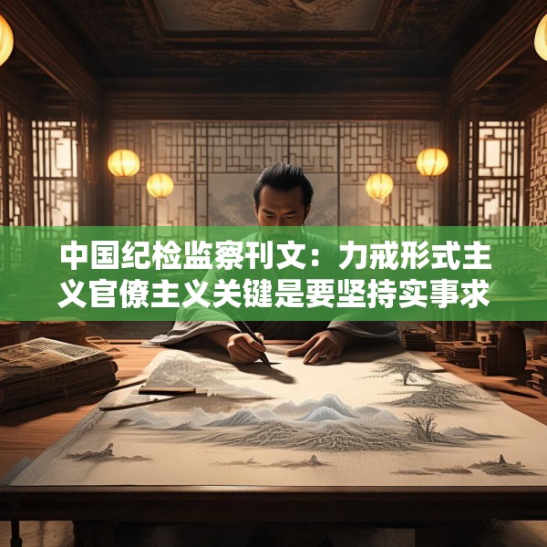 中国纪检监察刊文：力戒形式主义官僚主义关键是要坚持实事求是