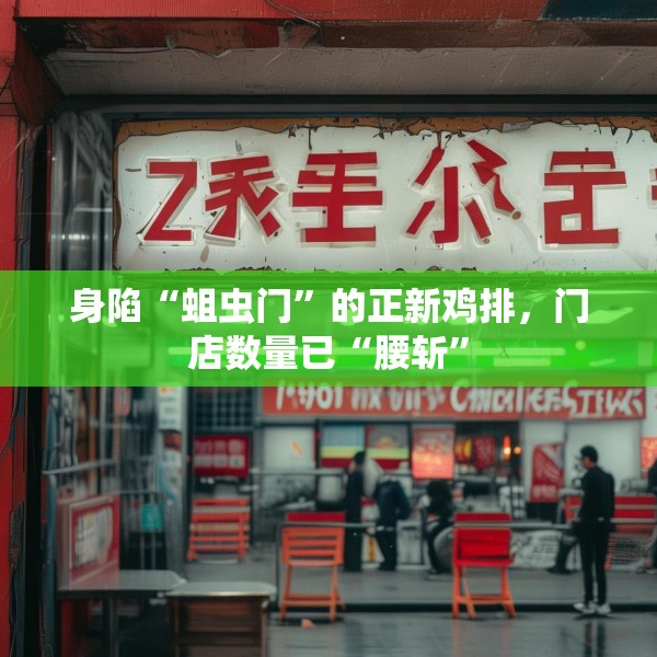 身陷“蛆虫门”的正新鸡排，门店数量已“腰斩”