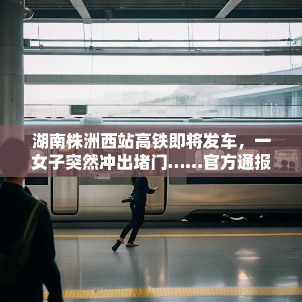 湖南株洲西站高铁即将发车，一女子突然冲出堵门……官方通报