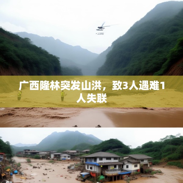 广西隆林突发山洪，致3人遇难1人失联