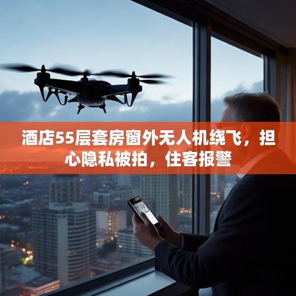 酒店55层套房窗外无人机绕飞，担心隐私被拍，住客报警