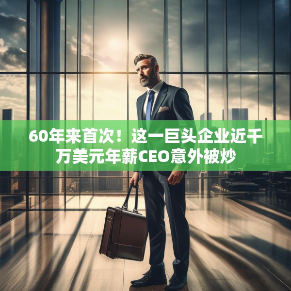 60年来首次！这一巨头企业近千万美元年薪CEO意外被炒