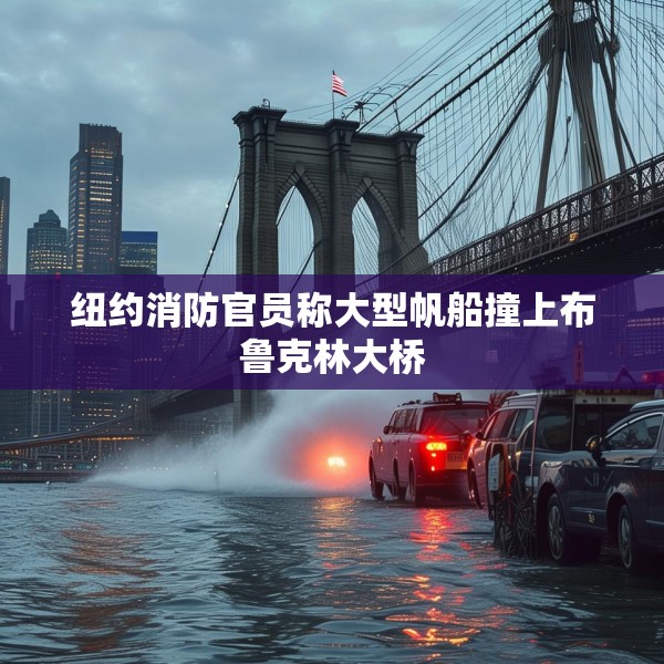 纽约消防官员称大型帆船撞上布鲁克林大桥