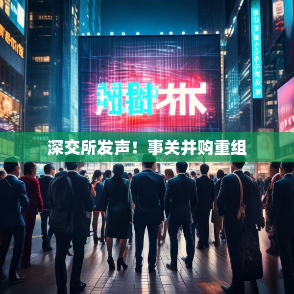 深交所发声！事关并购重组