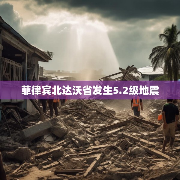 菲律宾北达沃省发生5.2级地震