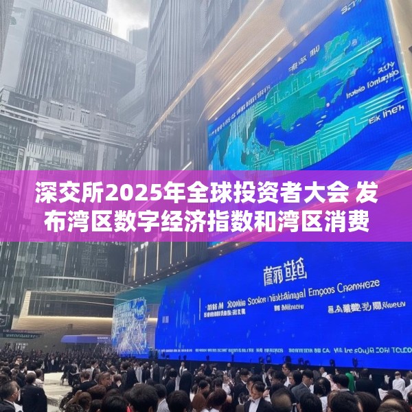 深交所2025年全球投资者大会 发布湾区数字经济指数和湾区消费指数