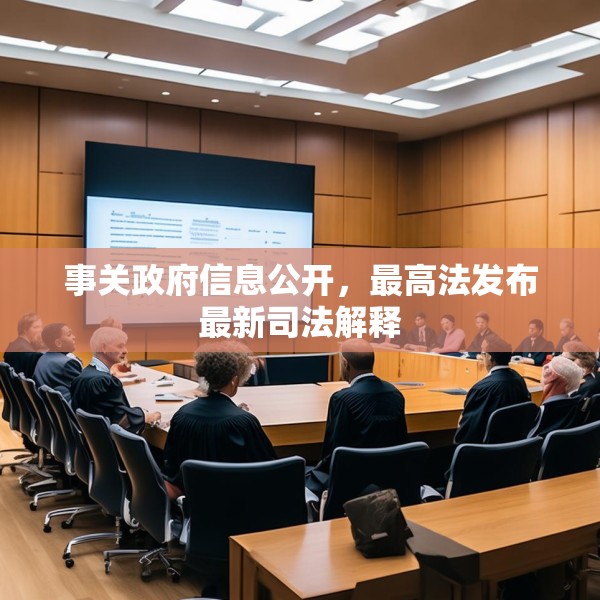 事关政府信息公开，最高法发布最新司法解释