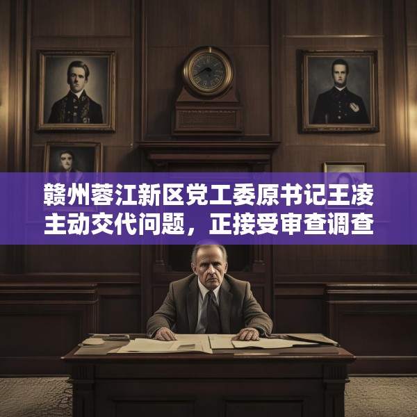 赣州蓉江新区党工委原书记王凌主动交代问题，正接受审查调查