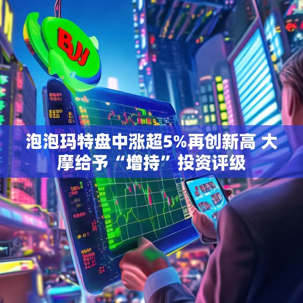 泡泡玛特盘中涨超5%再创新高 大摩给予“增持”投资评级